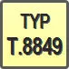 Piktogram - Typ: T.8849